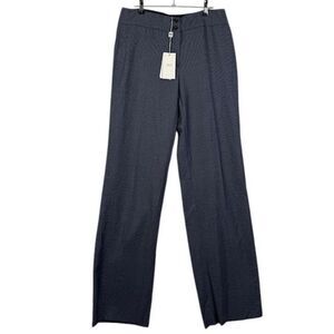 NWT Armani Collezioni Silk & Wool Blend Gray Dress Pants JMP34T Stretch Size 6